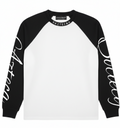 Azteca Script Waffle Longsleeve - Black/White