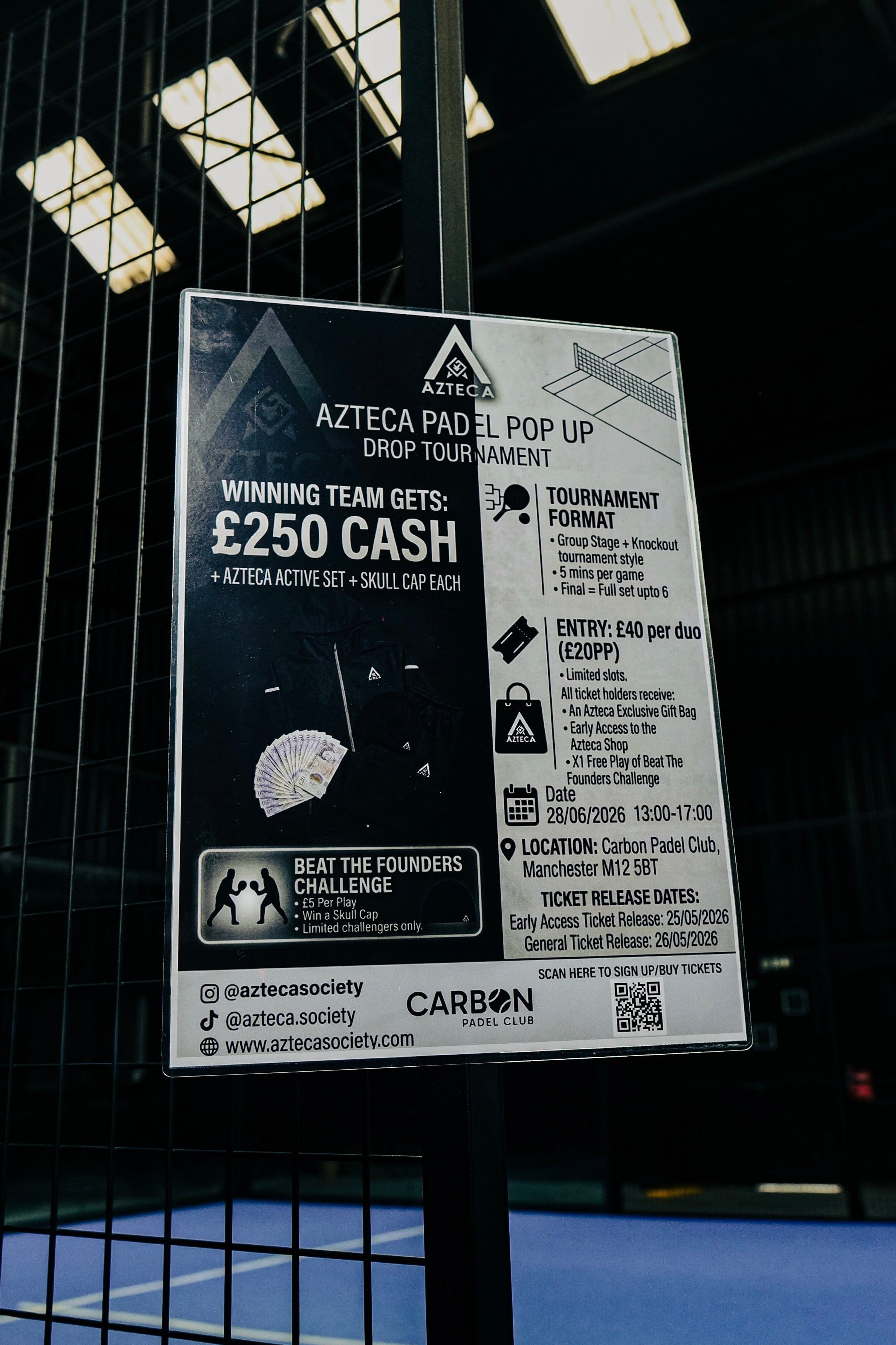 Azteca Padel Launch Event Tickets - Manchester 🎾
