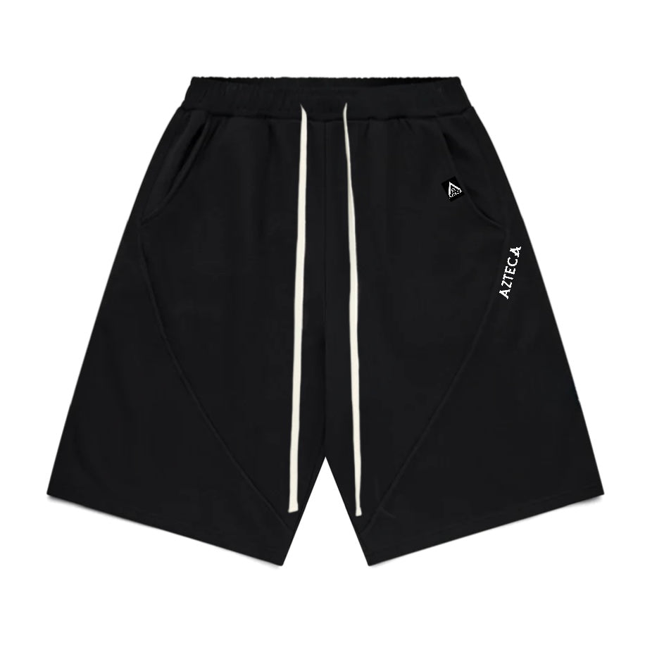 Azteca Stash Shorts - Black/White