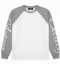 Azteca Script Waffle Longsleeve - Grey/White