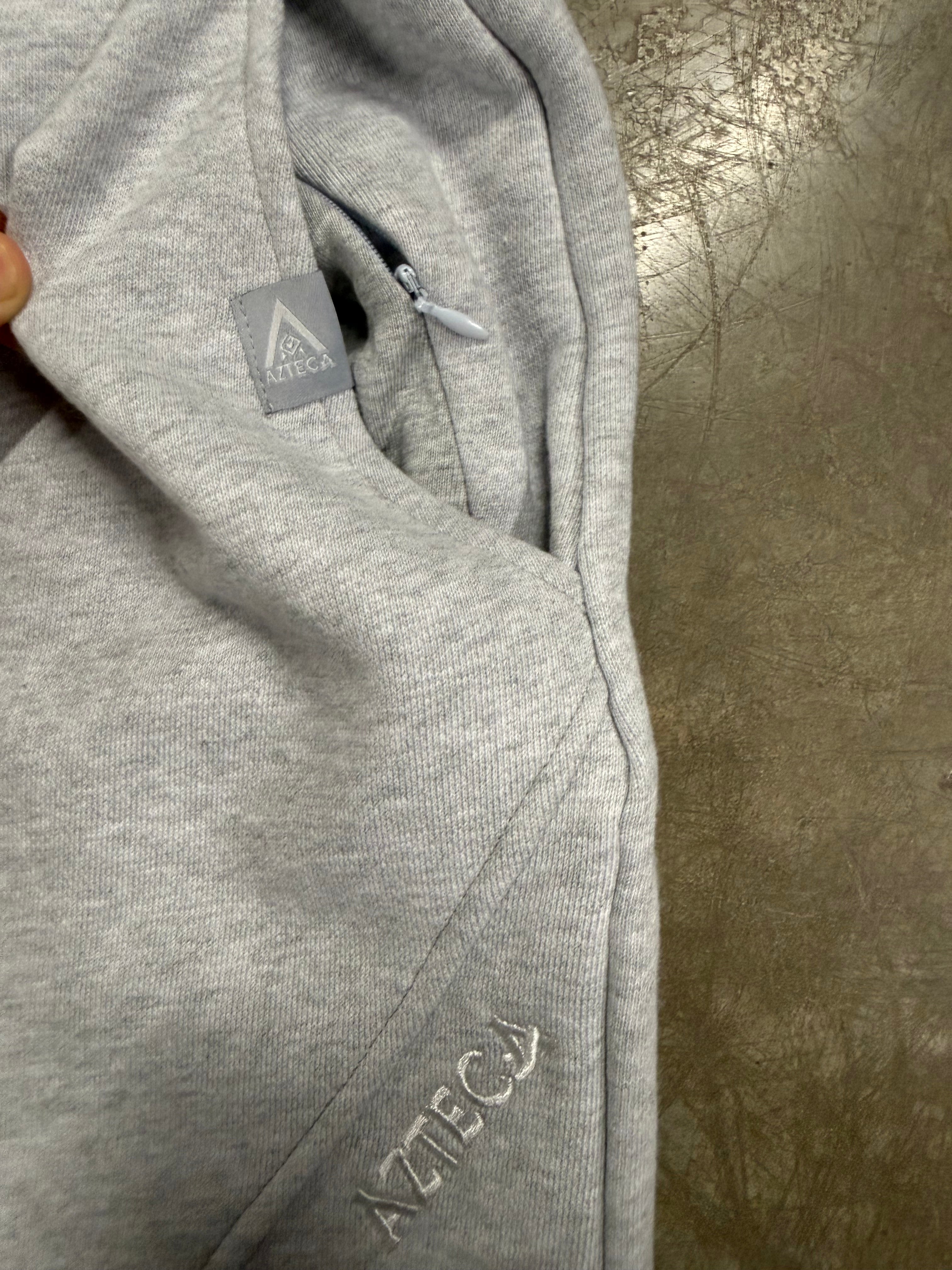 Azteca Stash Shorts - Grey/White