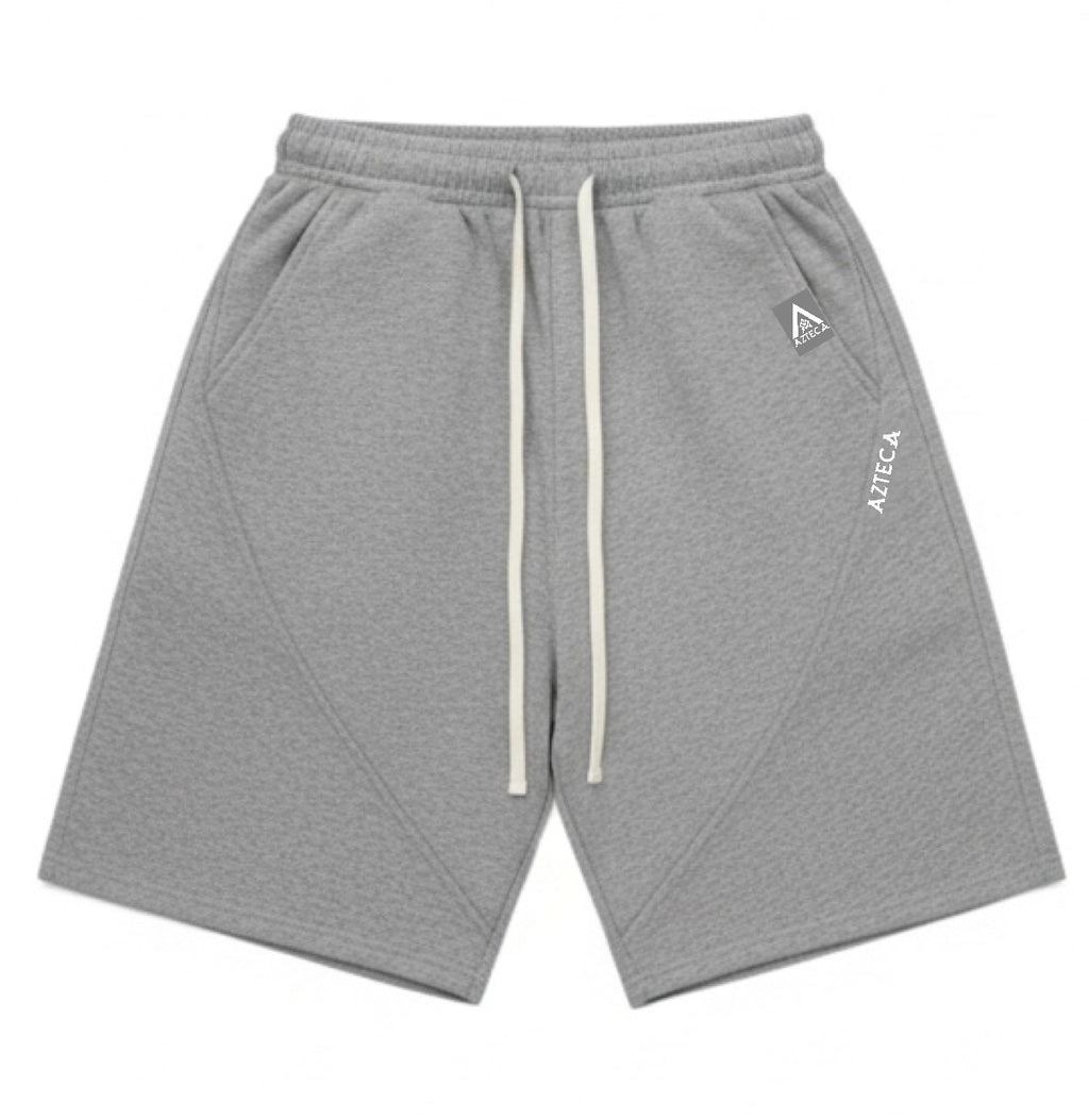 Azteca Stash Shorts - Grey/White